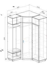 ЭСКИЗ Прихожая  №000122600  (1605х2558х1570)