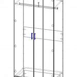 Чертеж Шкаф 2.1 Шатурский BMS