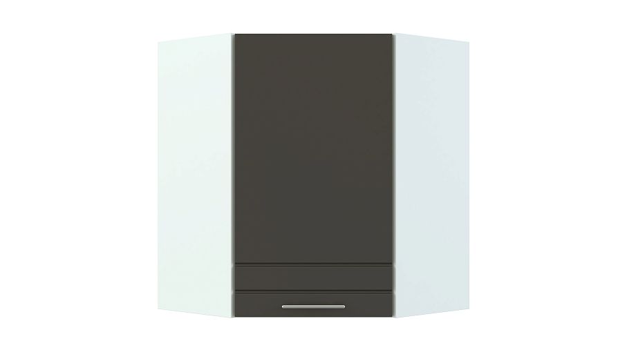 Олимпия шкаф навесной угловой BMS - Фото