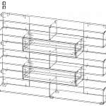 Чертеж Стеллаж Микс 3 BMS