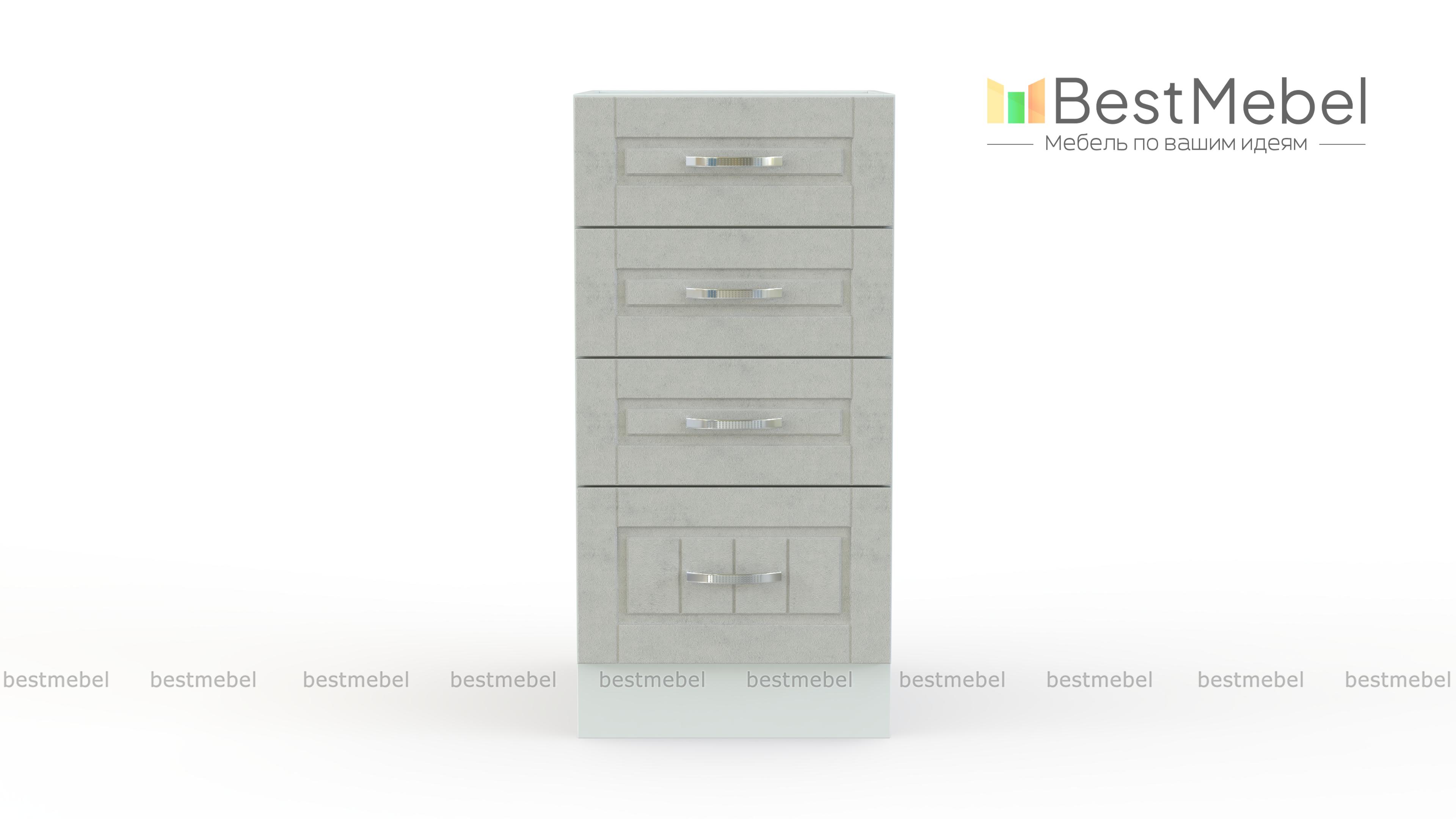 Шкаф нижний Лондон 4 ящика BMS - Фото