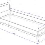 Чертеж Кровать Полло 16 BMS