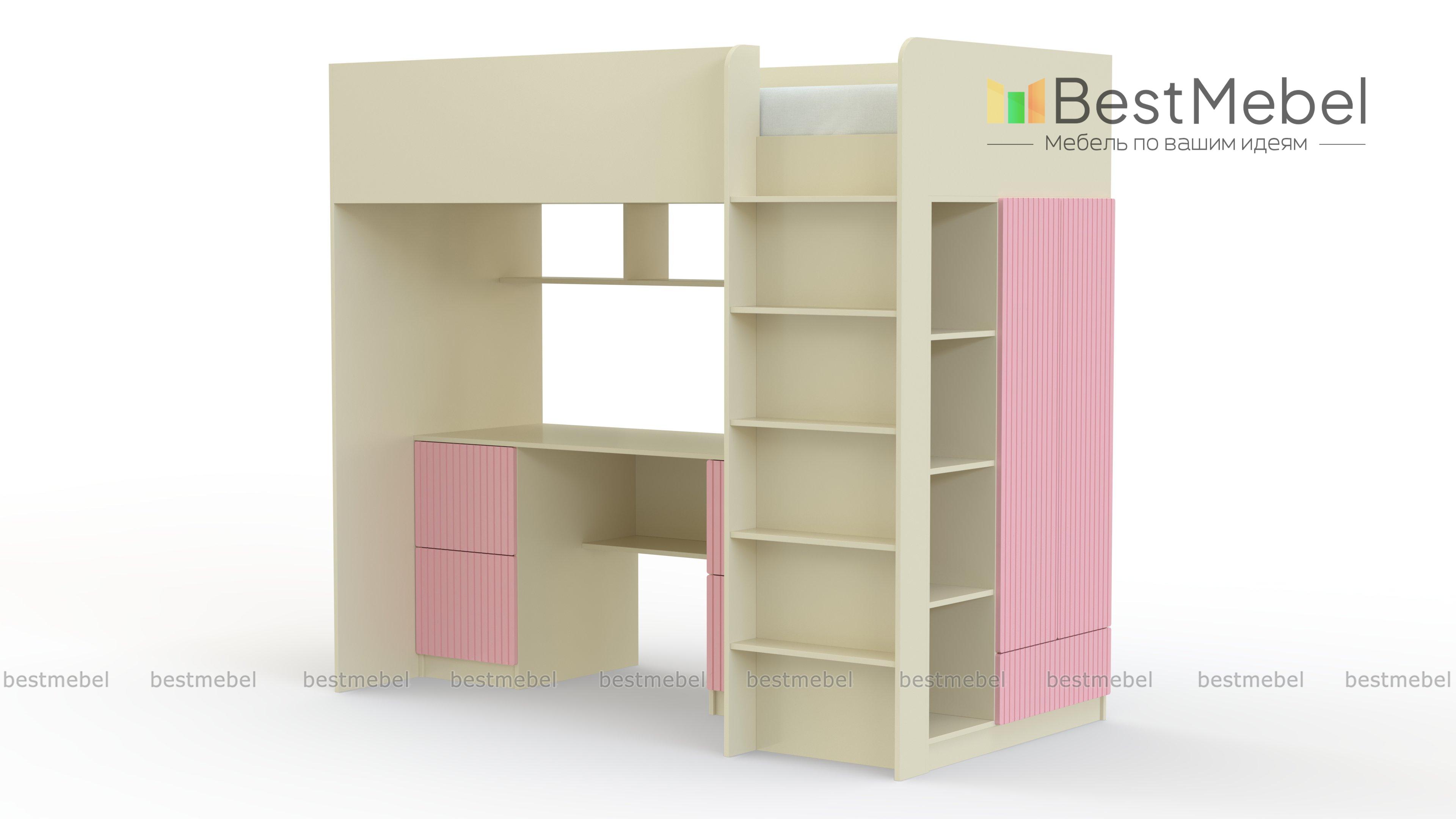 Кровать-чердак Селена 13 BMS - Фото