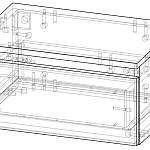 Чертеж Тумба прикроватная Герда 12 BMS