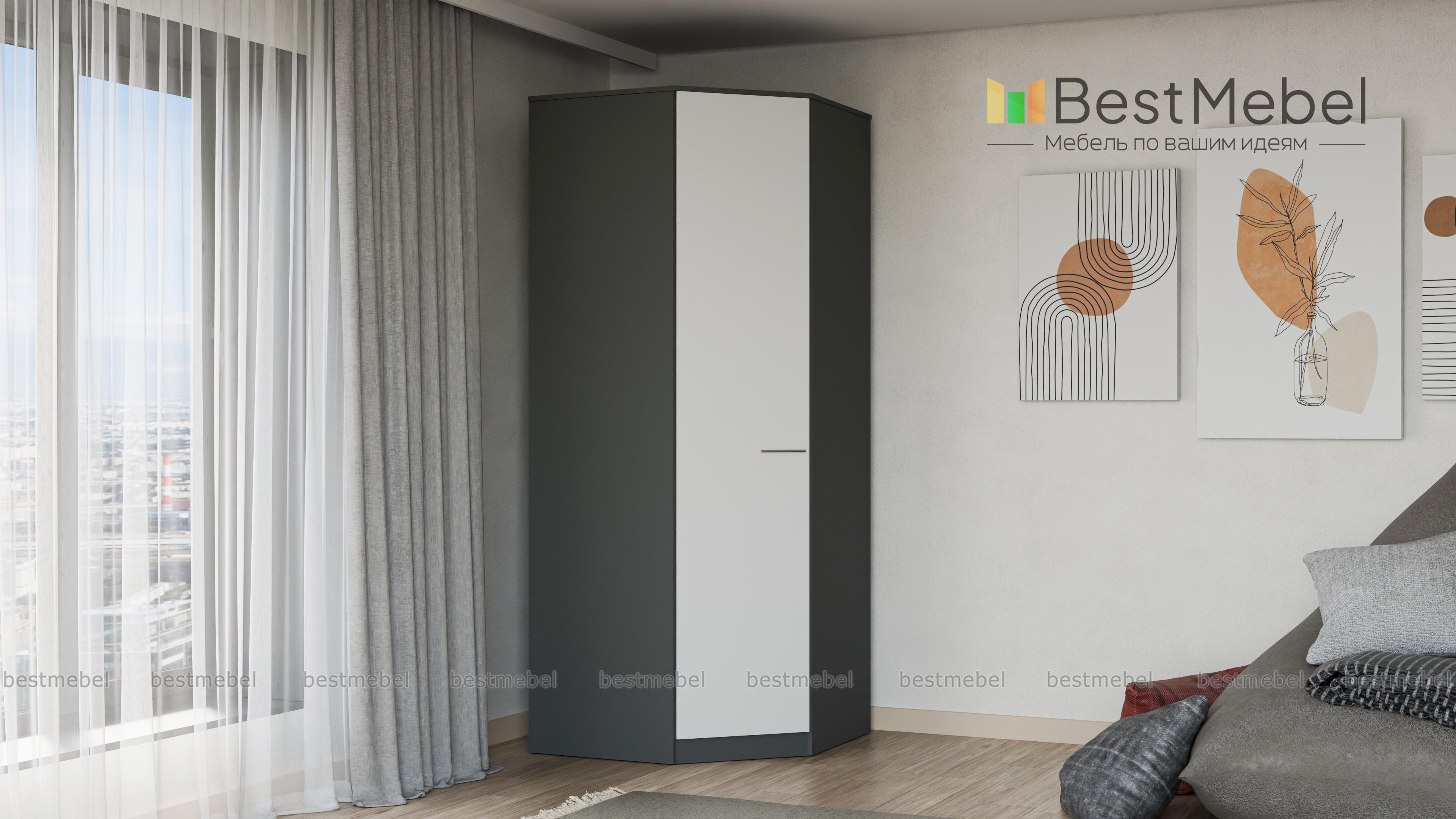 Шкаф угловой Смарт 06.23 BMS - Фото