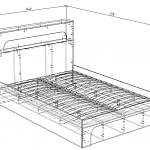 Чертеж Кровать Терра Люкс BMS