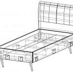 Чертеж Кровать Литопс 21 BMS