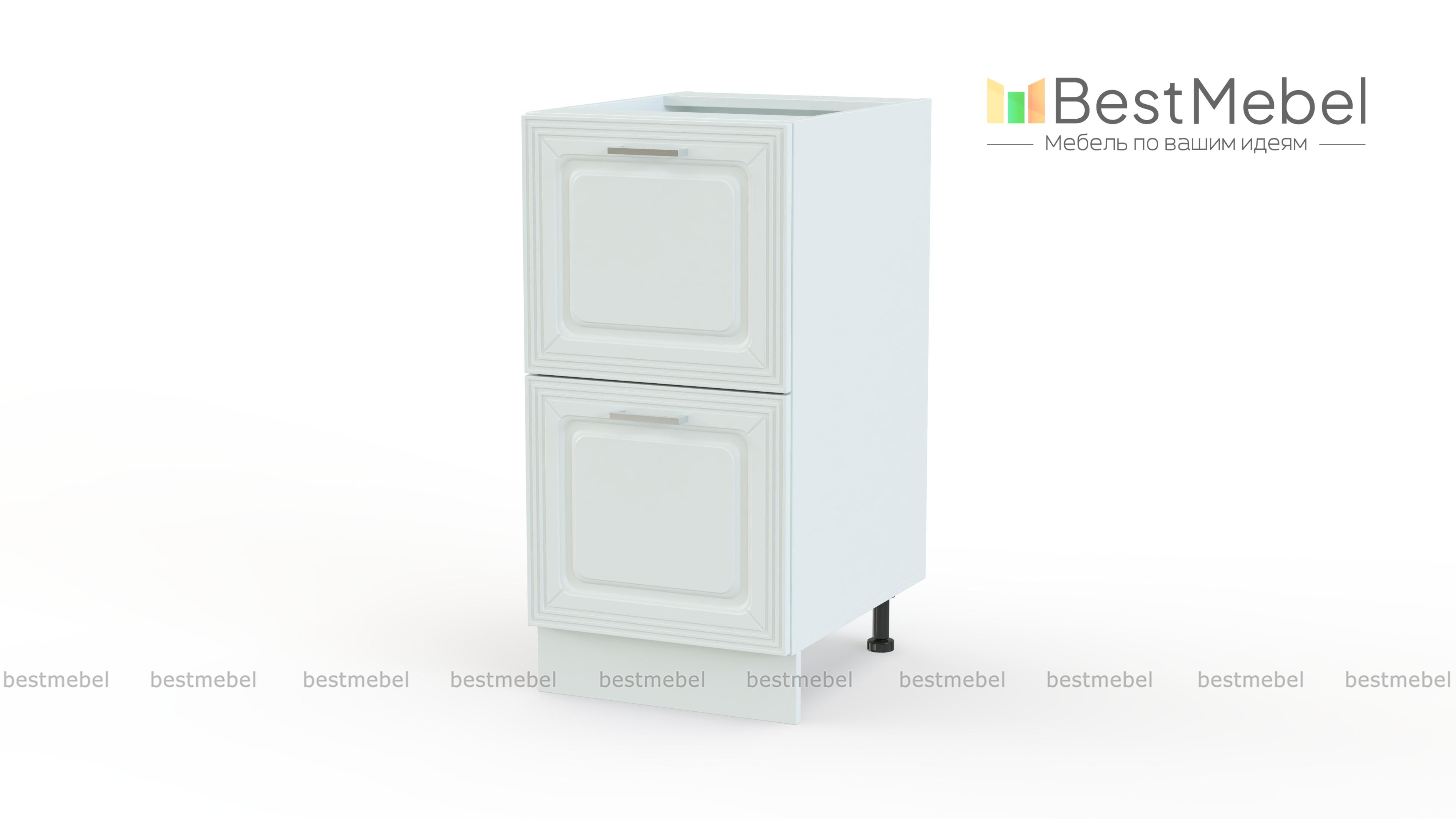 Шкаф нижний с 2-мя большими ящиками Ника BMS - Фото