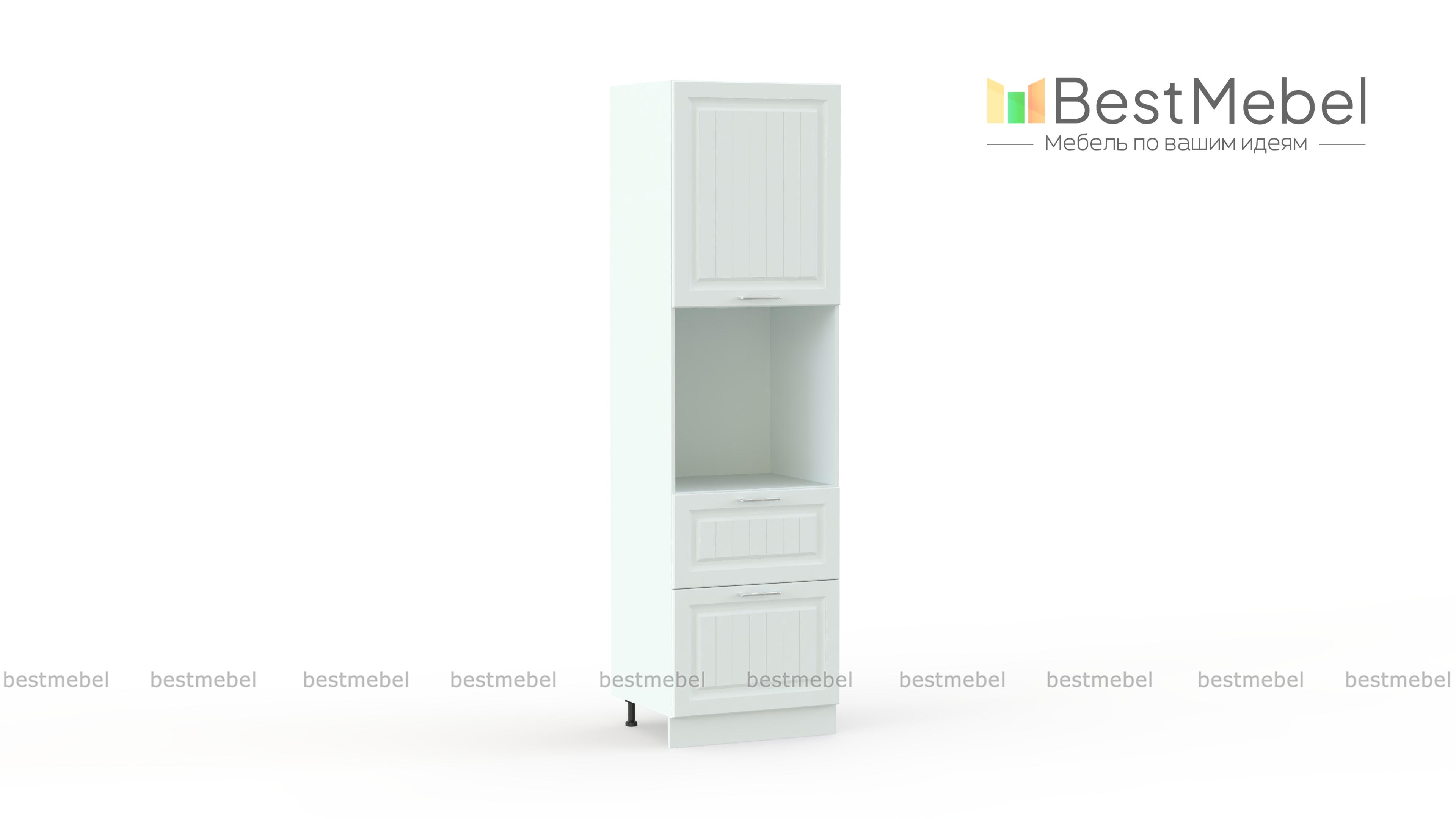 Шкаф пенал  с 1-ой дверцей и 2-мя ящиками Европа-2 BMS - Фото