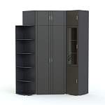 Шкаф угловой с антресолями Афина 14 BMS - Фото 6