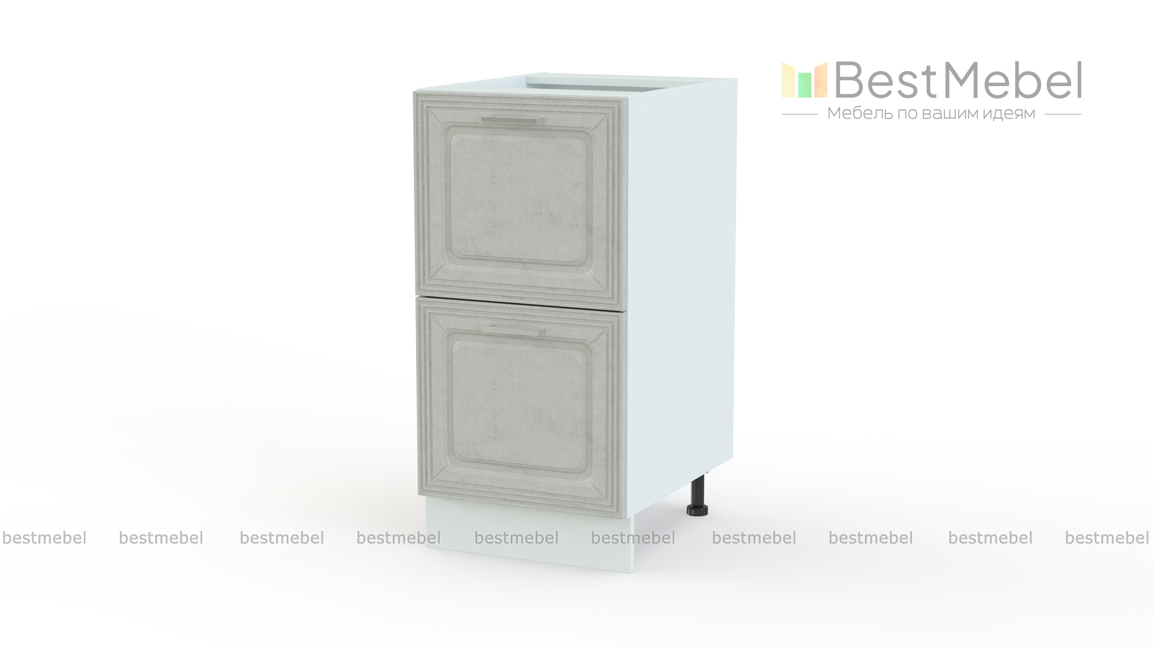 Шкаф нижний с 2-мя большими ящиками Ника BMS