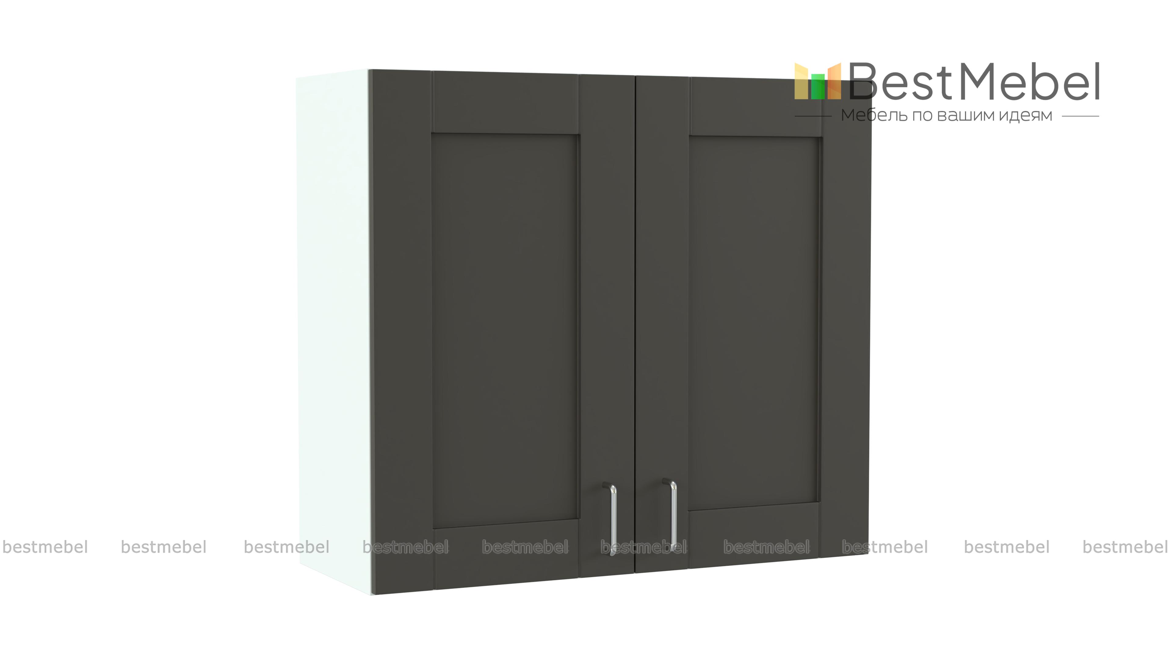 Шкаф верхний с 2-мя дверцами Лофт BMS - Фото