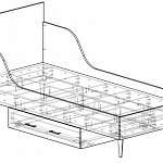 Чертеж Кровать Лия 14 BMS